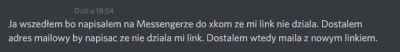 DamianekLooz - @Zorganizowany_chaos: info z discorda odnośnie niedziałającego linku