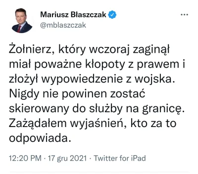 Logan00 - Czy on napisał ze mieli żołnierza ktory mial/ma problemy z prawem?

#poli...