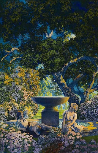 Borealny - Maxfield Parrish (1870-1966)

Golden Reveries, 1926
#malarstwo #obrazy #sz...