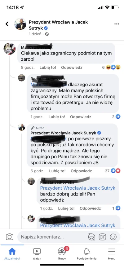 SusanStoHelit - #wroclaw

Jak dobrze, że nasz prezydent jest taki elokwentny i doskon...