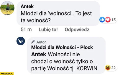 89adr89 - Wolność ponad wszystko w wykonaniu merytorycznej opozycji xD