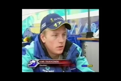 jaxonxst - Fragment wywiadu z Kimim Raikkonenem w 2001 roku. Fin zdobył w swoim debiu...