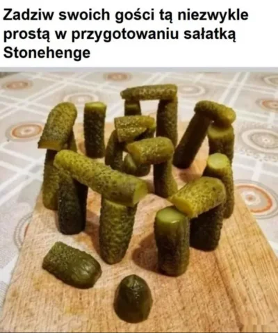 Adaslaw - #salatka #heheszki #humorobrazkowy #stonehenge #ogorkikiszone #gotowanie