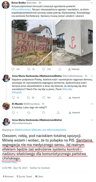 I.....T - Poseł Anna Maria Siarkowska o "segregacji sanitarnej" - na samym dole ( ͡° ...