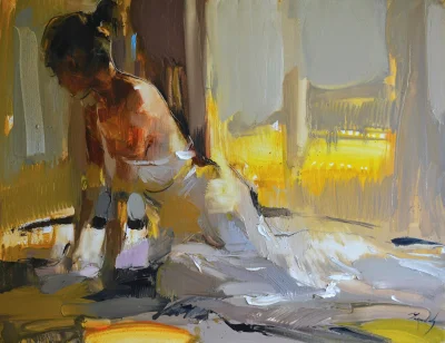 Hoverion - Iryna Yermolova
Angels in your hair, 2014, olej na płótnie, 92x71 cm
#ar...