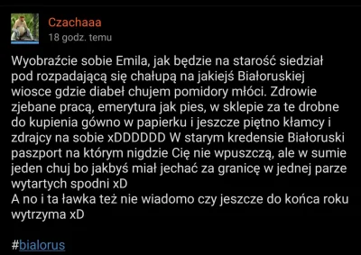 DzonySiara - @Tu-mleko: ja bym tego nie próbował wplatać w rozmowę bo mało śmieszne.....