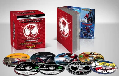 kolekcjonerki_com - Kolekcja 8 filmów o Spider-Manie na 4K UHD i Blu-ray za około 244...