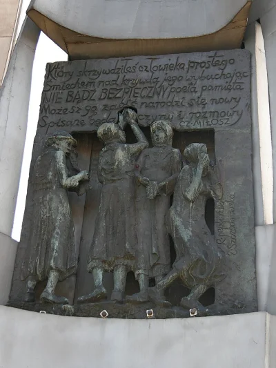 Kempes - A tu fragment cytowanego wiersza z pomnika stoczniowców w Gdańsku (✌ ﾟ ∀ ﾟ)☞