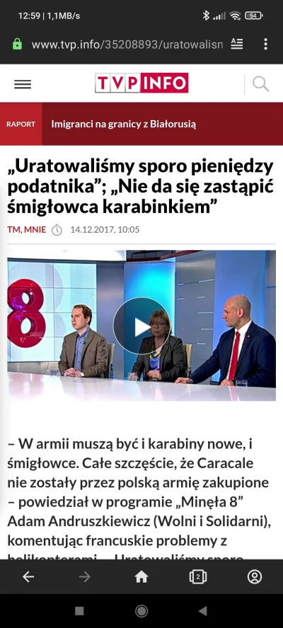 debesciak - @przeciwko78 ale przecież w TVP to zostało obtrąbione jako sukces: