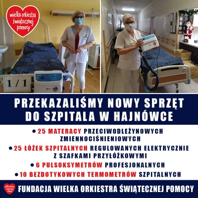 fundacjawosp - ❤ Doposażyliśmy Szpital w Hajnówce.

❤ Do szpitala trafiły już pulso...