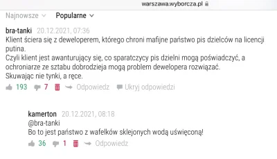 adidanziger - Niezły psychiatryk w komentarzach. Wyborcza i jej czytelnicy nigdy nie ...