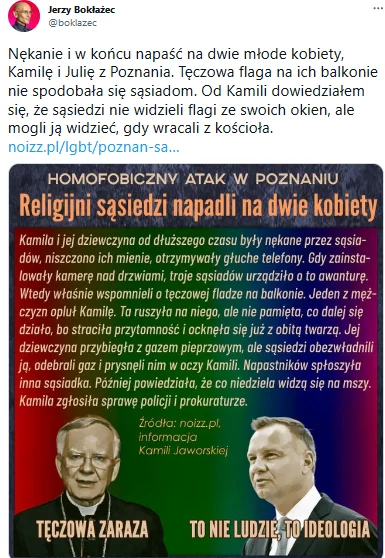 jan_zwyklak - #bekazkatoli
Jakby to był ksiądz wywieszający flagę papieską, to by tr...