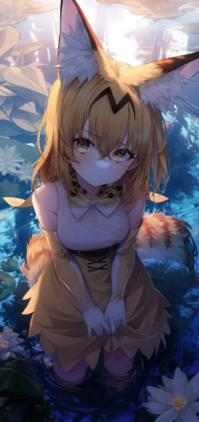 mesugaki - #anime #randomanimeshit #kemonofriends #serval #kemonomimi #blushedface #n...