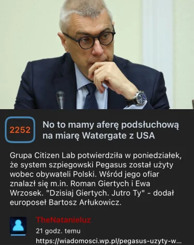 Tywin_Lannister - Mało rzeczy bawi tak mocno jak:

a) robienie męczennika-opozycjonis...