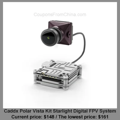 n____S - Caddx Polar Vista Kit Starlight Digital FPV System
Cena: $148.00 (najniższa...