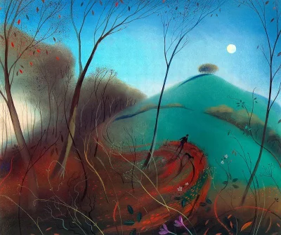 GARN - #sztuka #art #malarstwo #obrazy autor: Nicholas Hely-Hutchinson, Walking Home ...