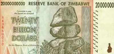 witulo - @Ya_Abbas: W Ameryce wstrzykują górę banknotów a w Zimbabwe wystarczy jeden ...