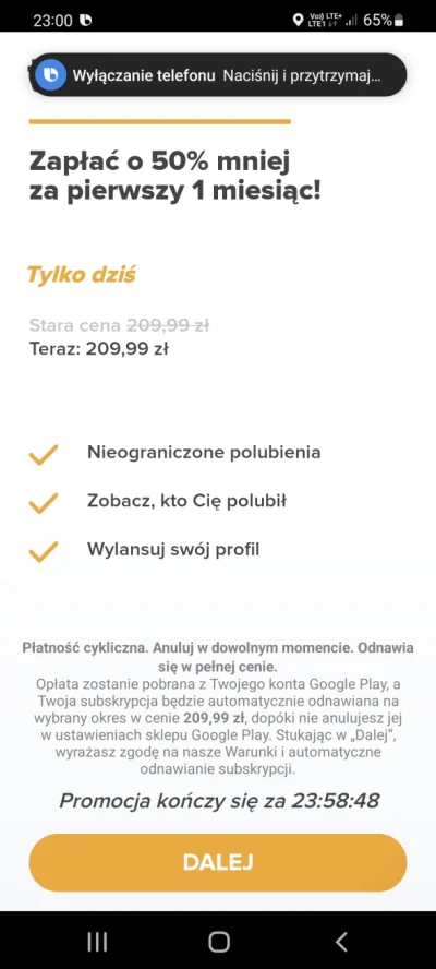 paczelok - stara cena 209,99
nowa cena 209,99
kup już dziś
#tinder #januszebiznesu