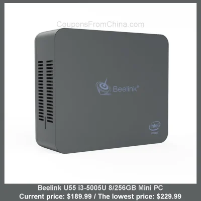 n____S - Beelink U55 i3-5005U 8/256GB Mini PC
Cena: $189.99 (najniższa w historii: $...