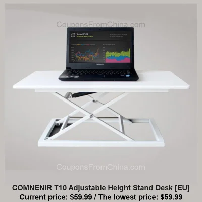 n____S - COMNENIR T10 Adjustable Height Stand Desk [EU]
Cena: $59.99 (najniższa w hi...