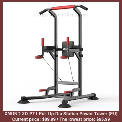 n____S - XMUND XD-PT1 Pull Up Dip Station Power Tower [EU]
Cena: $89.99 (najniższa w...