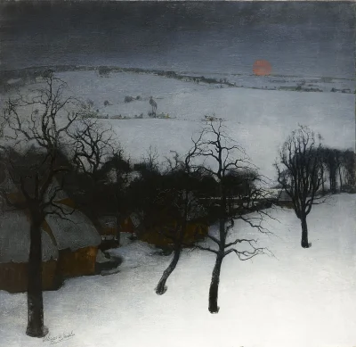 Hoverion - Valerius de Saedeleer 1867-1941 
Winter in Flanders, 1931
#artventure 
...