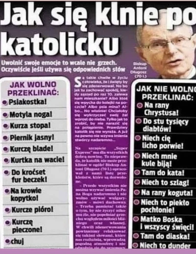 Paula_pi - Jutro są święta więc wypadałoby się zachować więc może wam się to przydać ...