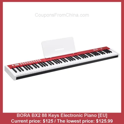 n____S - BORA BX2 88 Keys Electronic Piano [EU]
Cena: $125.00 (najniższa w historii:...