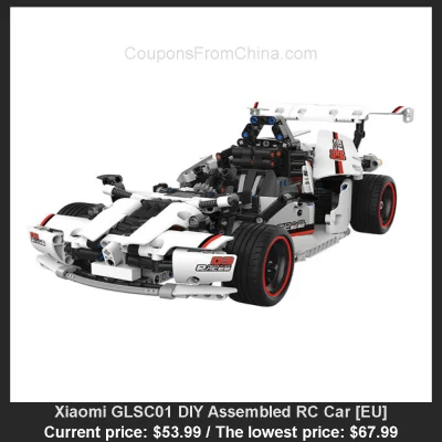 n____S - Xiaomi GLSC01 DIY Assembled RC Car [EU]
Cena: $53.99 (najniższa w historii:...