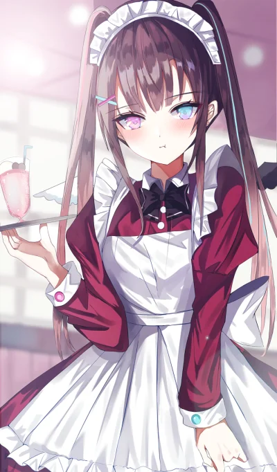 l.....f - ♫♫♫
#randomanimeshit #originalcharacter #maid #heterochromia #anime #pixiv...