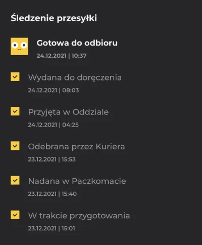 roboto - @Bpnn: u mnie podobnie. Zamówiłem sobie coś wczoraj o 14 na „po świętach”. D...