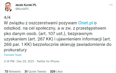 R187 - Kurski pozywa Onet do prokuratury xD