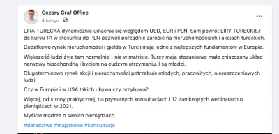 gupio - @CzulyTomasz: a może rynek turecki i silna lira?