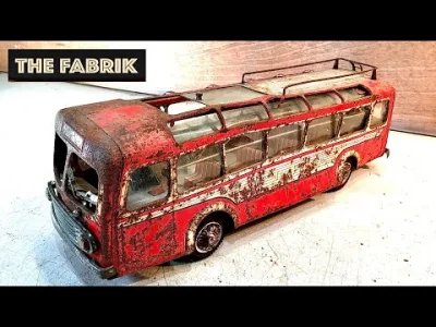 starnak - 1950's Abandoned model - Antique rusty bus - Restoration