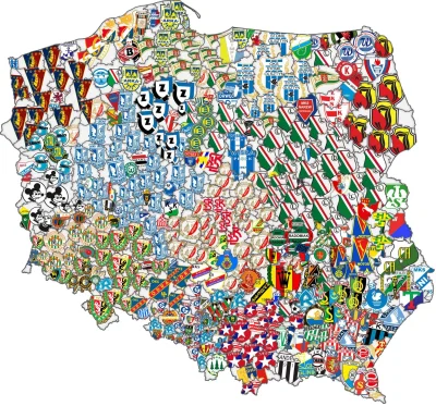 Lolenson1888 - Łapcie fajną mapkę na święta. Najpopularniejsze kluby piłkarskie (w pr...