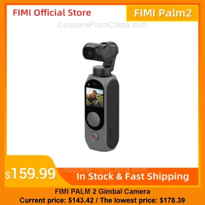 n____S - FIMI PALM 2 Gimbal Camera
Cena: $143.42 (najniższa w historii: $178.39)
Ko...