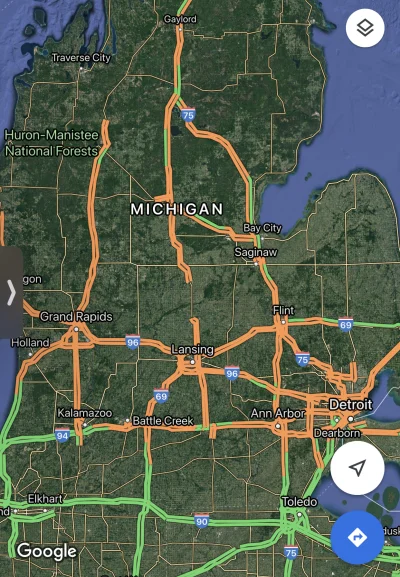 BIALYBUREK - Co do jasnej cholery dzieje się w Michigan? XD
#googlemaps #usa #ruchdro...