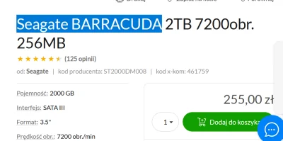 UczesanyPedryl - Spojrzałem na starą fakturę ze września 2014 roku i za Seagate 2TB S...