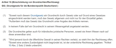 derezeus - Czaicie, że w niemieckim prawie ustawa zasadnicza pozwala na łamanie praw ...
