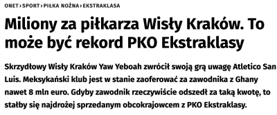 luktuc - O już nie dolce a euro. XDDD 

#wislakrakow