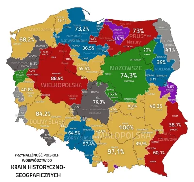 ater - Krainy historyczne na terenie #polska #podzialadministracyjny 
#mapporn #ciek...