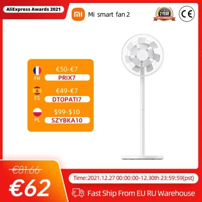 duxrm - Wysyłka z magazynu: PL
Xiaomi Mi Smart Standing Fan 2
Cena z VAT: 71,02 $
...