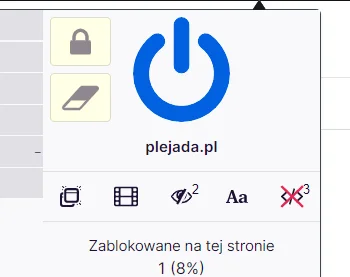 Miroz - @KwadratPolski: W Adblock Origin wyłącz JavaScript i kliknij w kłódeczkę żeby...