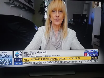 markee - Tu naczelną tvnowa naganiaczka, prof. Maria Ganczak, epidemiolog