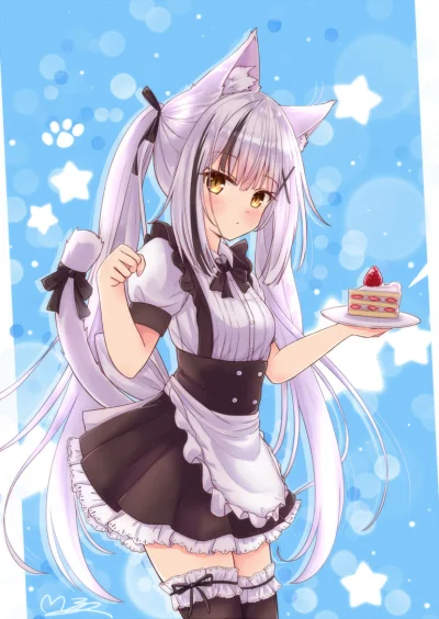 l.....f - #randomanimeshit #originalcharacter #kemonomimi #nekomimi #maid #zakolanowk...