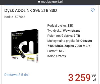 kontrowersje - Najszybszy M.2, ale baaardzo drogi - już lepiej pójść w demona prędkoś...