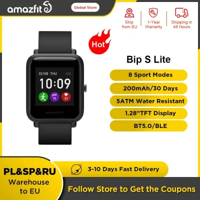 duxrm - Wysyłka z magazynu: PL
Amazfit Bip S Lite Smart Watch
Cena z VAT: 31,99 $
...