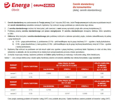 zartysieskonczyly - Ciekawe gdzie ten prąd za 27,8 gr. Energa wysłała mi cennik i jes...