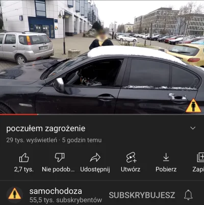 G.....y - Uważajcie mieszkańcy Warszawy! Po mieście jeździ czarne BMW F10 z agresywny...