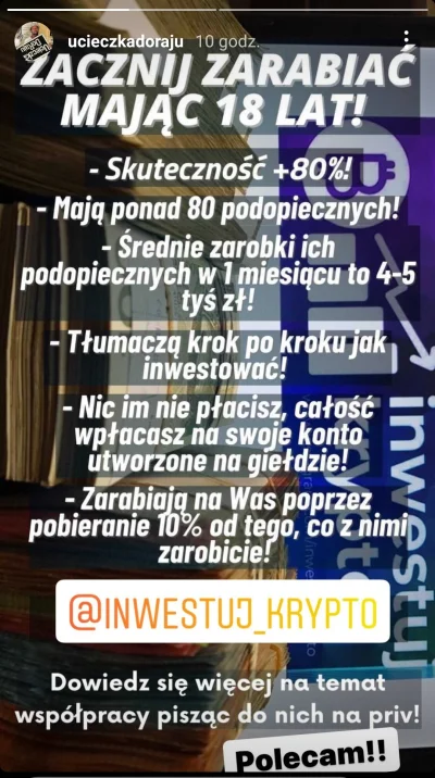 pelt - @zatyczkos: Na Insta promował kurs krypto-inwestora "pod okiem mistrzów"
( ͡€ ...